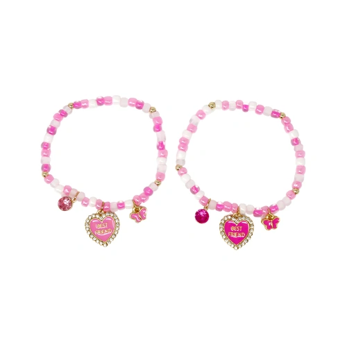 BFF Heart & Butterfly Bracelet Set