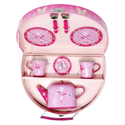 Butterfly Ballet Tin Tea Set