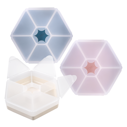 Melii Hexagon Snackle Box | Blue