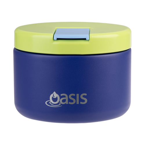 Oasis 300ML Double Walled Food Jar | Peacock Blue