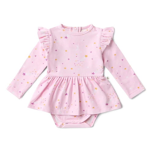 Snuggle Hunny Twinkle Long Sleeve Organic Dress