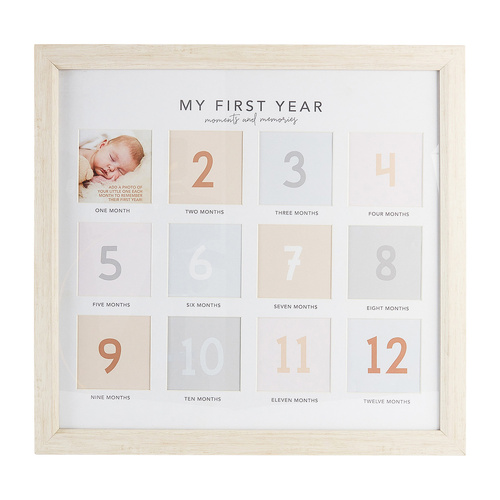 Baby's First Year Keepsake Frame