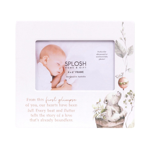 First Glimpse Ceramic Baby Frame (4x6)