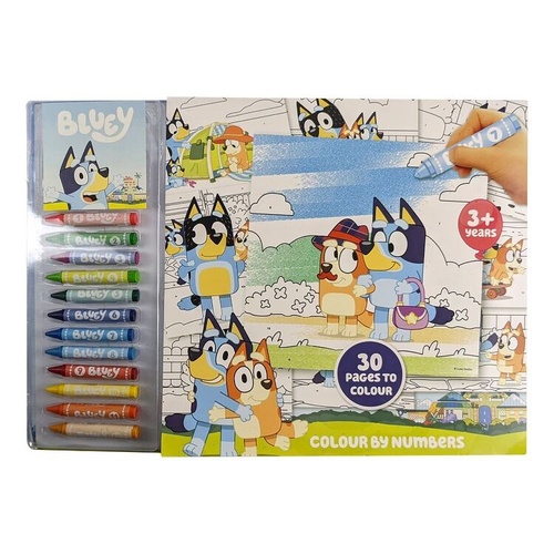 Bluey Colour By Numbers