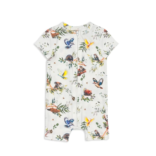 Milky Gumnut Zip Romper