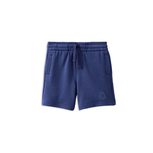 Milky Navy Fleece Short