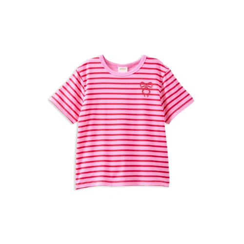 Milky Red Stripe Tee