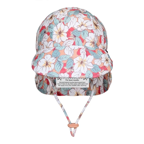 Bedheads Kids Beach Legionnaire Hat | Hibiscus