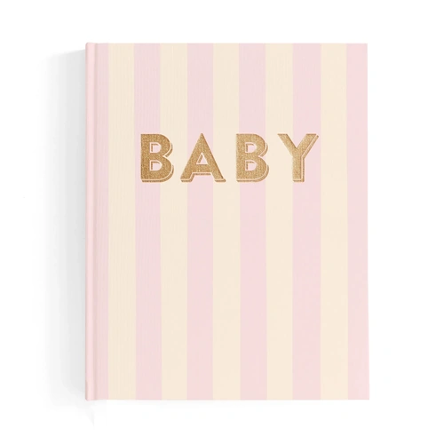 Fox & Fallow Baby Book | Petal Stripe Keepsake Journal