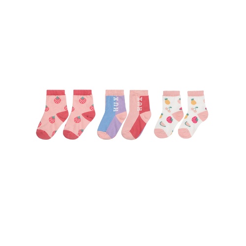 Huxbaby Best Socks Ever 3 Pack Tutti Frutti