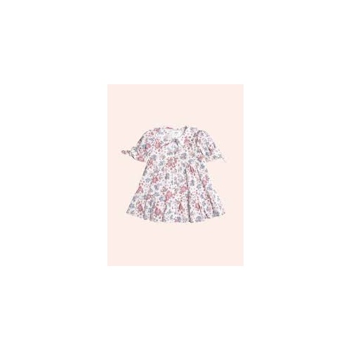 Huxbaby Stawberry Garden Tiered Smock Dress