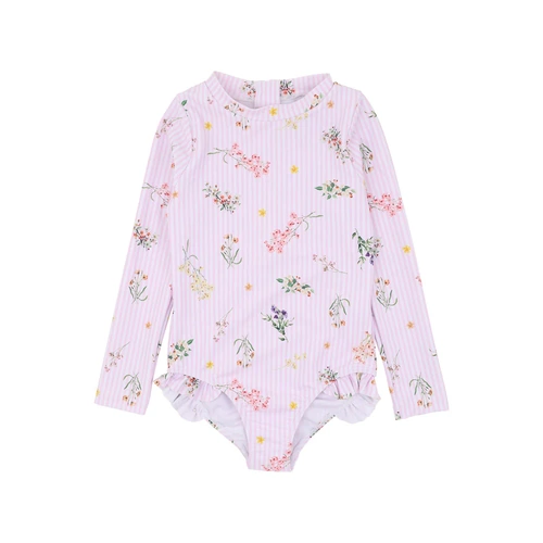 Minihaha Myra Long  Sleeved Sunsuit 2-7 Yrs