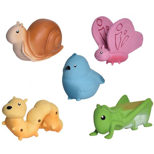 Tikiri Natural Rubber Teether And Bath Toys