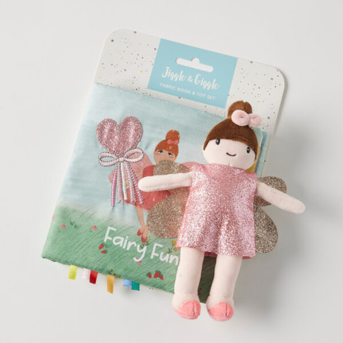 Fairy Fun Activity Fabric Book & Toy Set