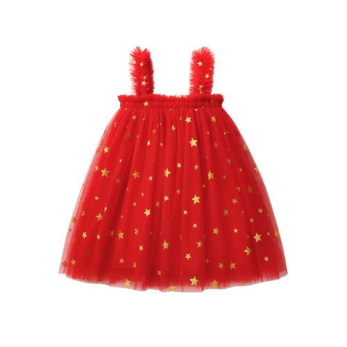 Classic Christmas Tulle Dress | Red Star