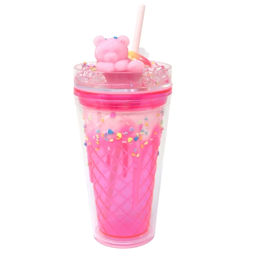 Gummy Bear Drinking Cup Pink