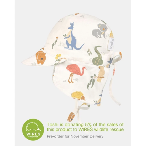 Toshi Flap Cap| Bambini/Outback