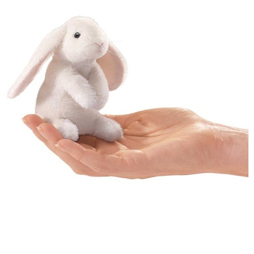 Lop Ear Rabbit Finger Puppet