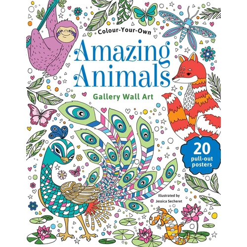 Wall Art - Amazing Animals Colouring Book