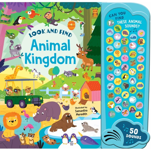 Look & Find - 50-Button Mega Sound Book - Animal Kingdom