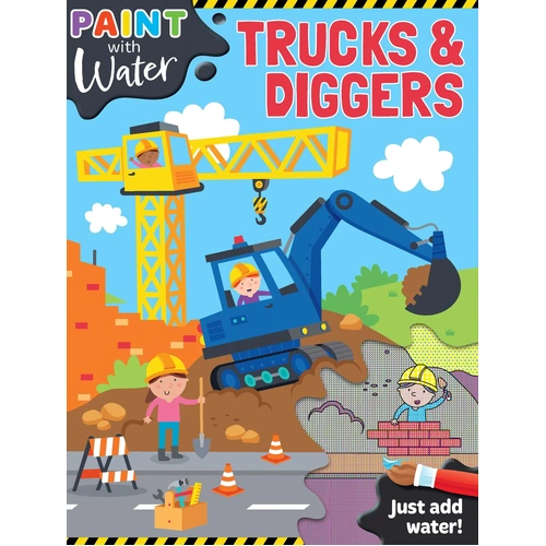 Paint with Water - Trucks & Diggers Vol. 2