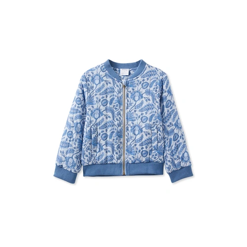 Milky Paisley Bomber Jacket | Size 2