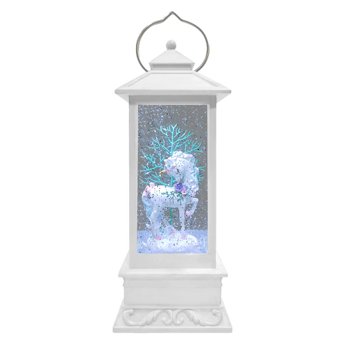 Cotton Candy Fairy Unicorn Teal Lantern