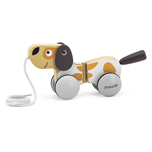 Viga Wooden Pull Along Puppy