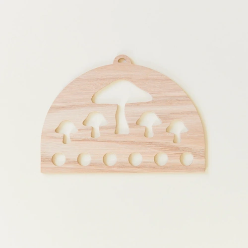 Sarah's Silk Mushroom silk holder