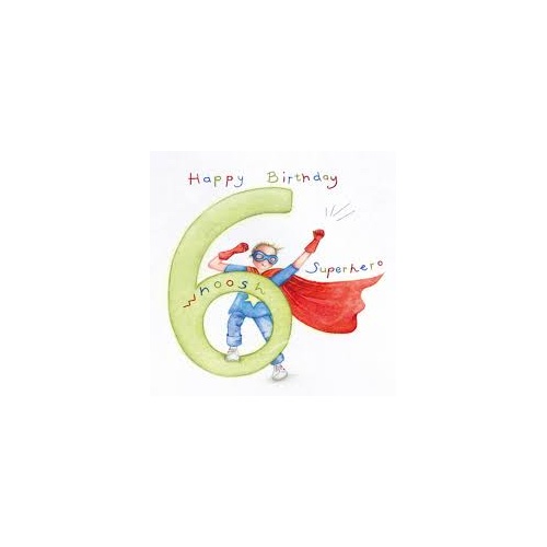 Happy Birthday Superhero Card