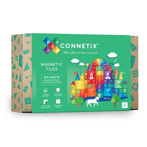 Connetix Rainbow Creative Pack | 102 Pieces