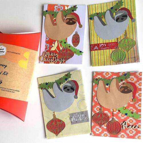 Christmas Card 8 Pack Card Making Kit